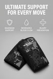 Black & Grey 8-Bit Camo Knee Sleeves