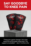 Red & Black 8-Bit Camo Knee Sleeves