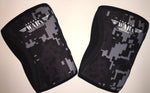 Black & Grey 8-Bit Camo Knee Sleeves